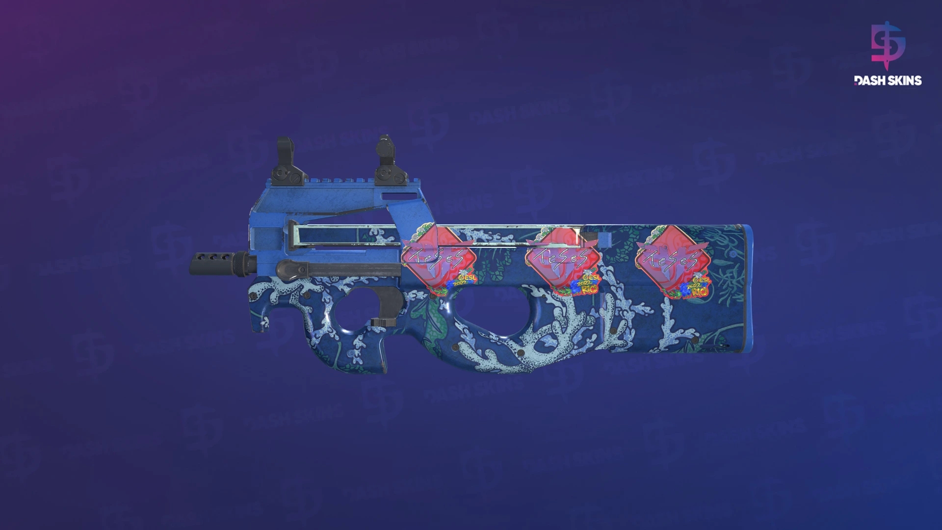 P90 | Reef Grief (Field-Tested) Screenshot Playside