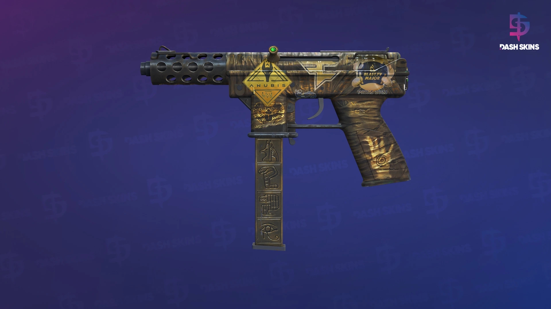 Souvenir Tec-9 | Mummy's Rot (Field-Tested) Screenshot Playside