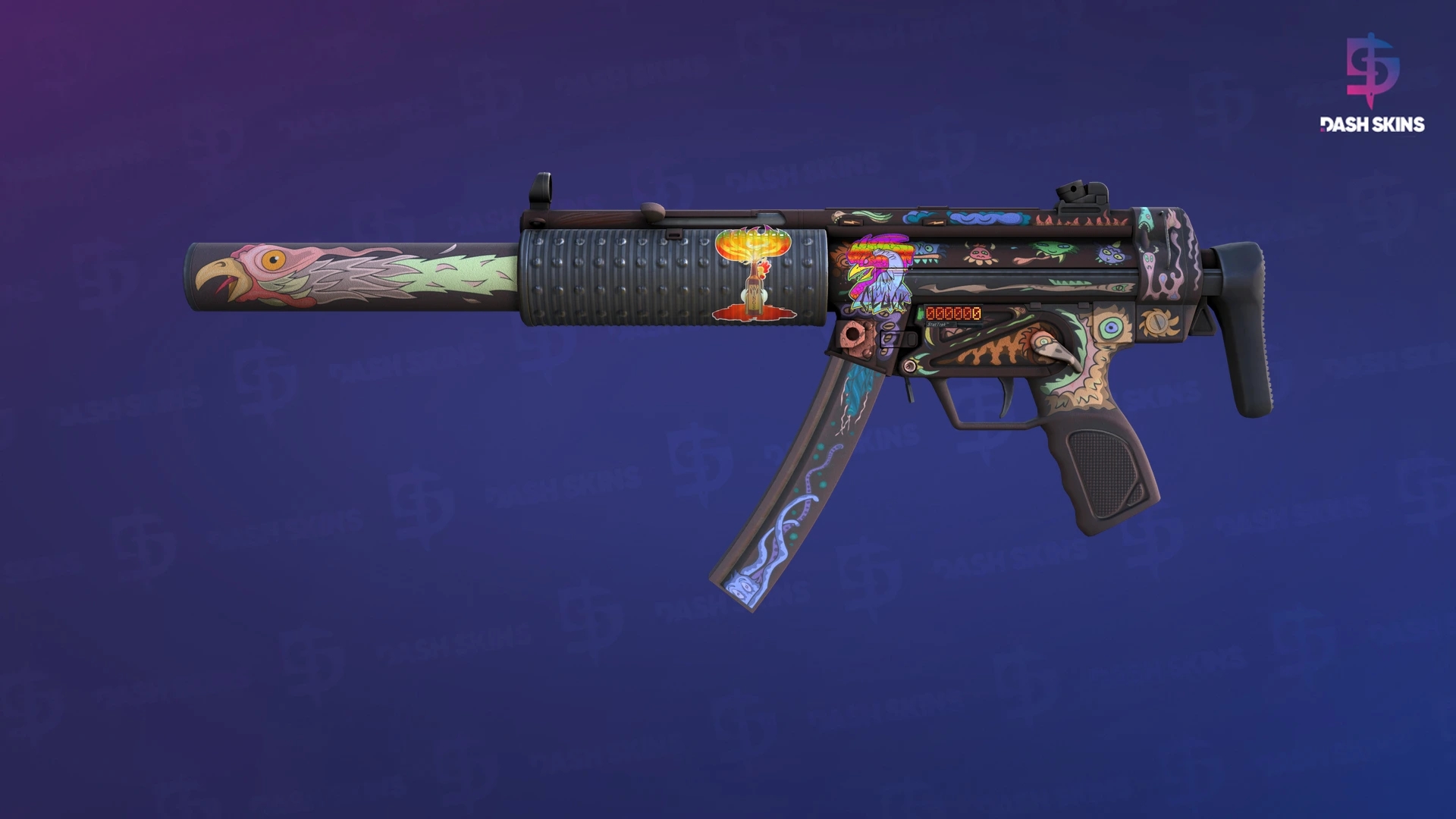 StatTrak™ MP5-SD | Necro Jr. (Factory New) Screenshot Playside