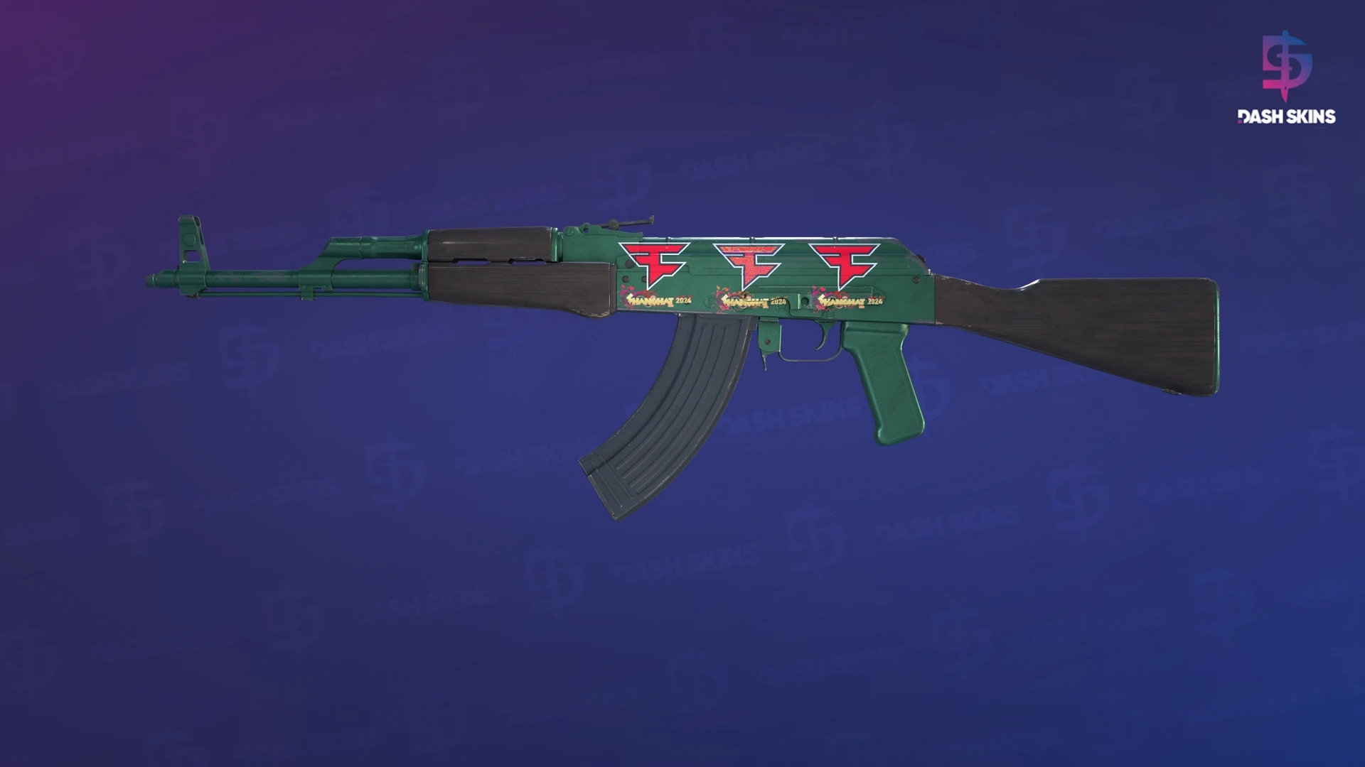 AK-47 | Wintergreen (Field-Tested) Screenshot Playside