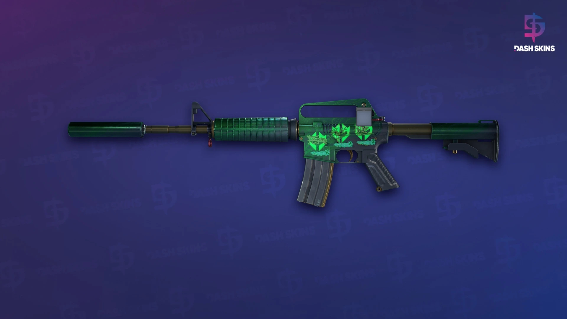 M4A1-S | Electrum (Minimal Wear) Screenshot Playside