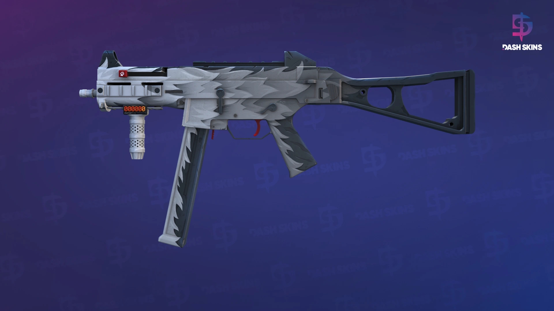 StatTrak™ UMP-45 | Arctic Wolf (Field-Tested) Screenshot Playside