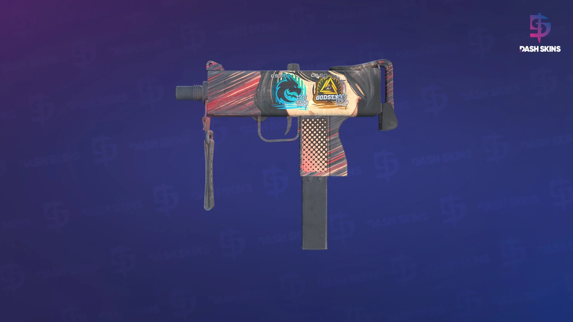 MAC-10 | Sakkaku (Well-Worn) Screenshot Playside