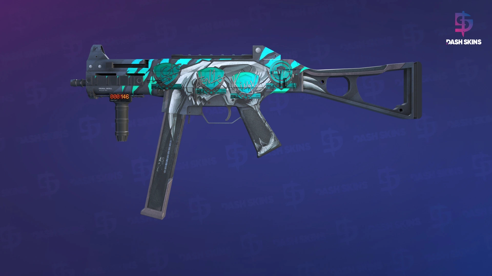 StatTrak™ UMP-45 | Primal Saber (Field-Tested) Screenshot Playside