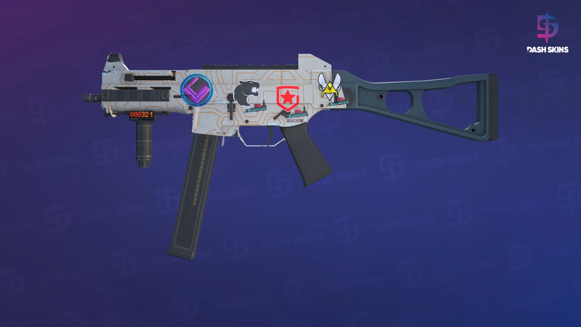StatTrak™ UMP-45 | Labyrinth (Minimal Wear) Screenshot Playside