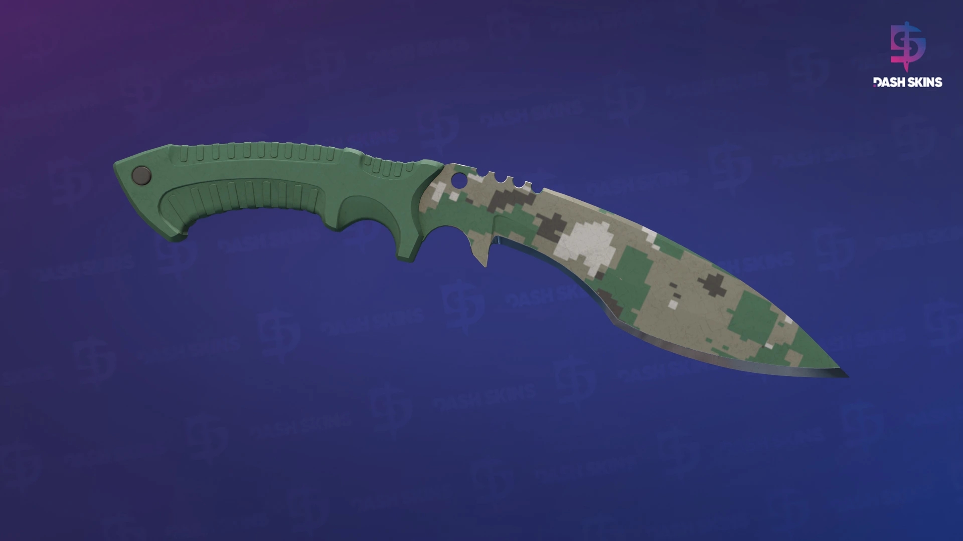 ★ Kukri Knife | Forest DDPAT (Field-Tested) Screenshot Playside