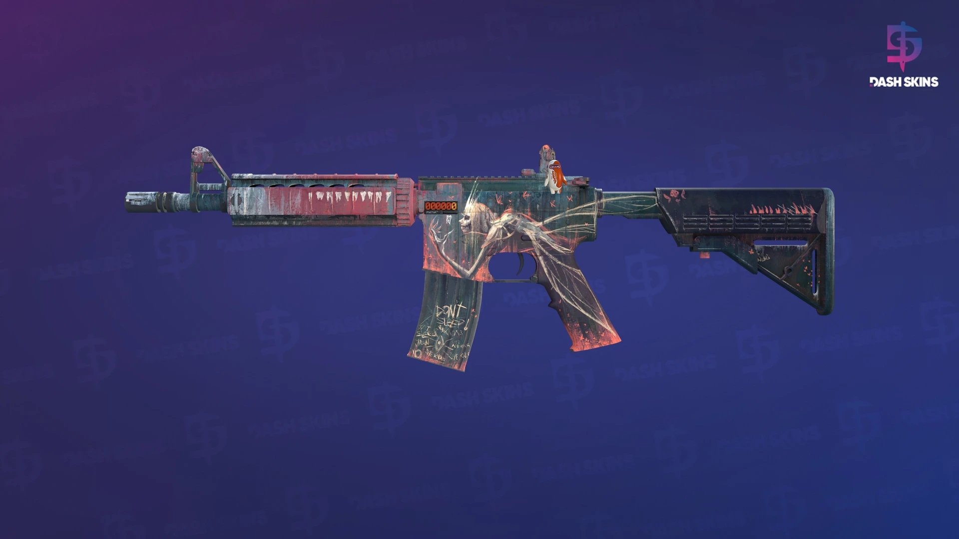 StatTrak™ M4A4 | Tooth Fairy (Field-Tested) Screenshot Playside