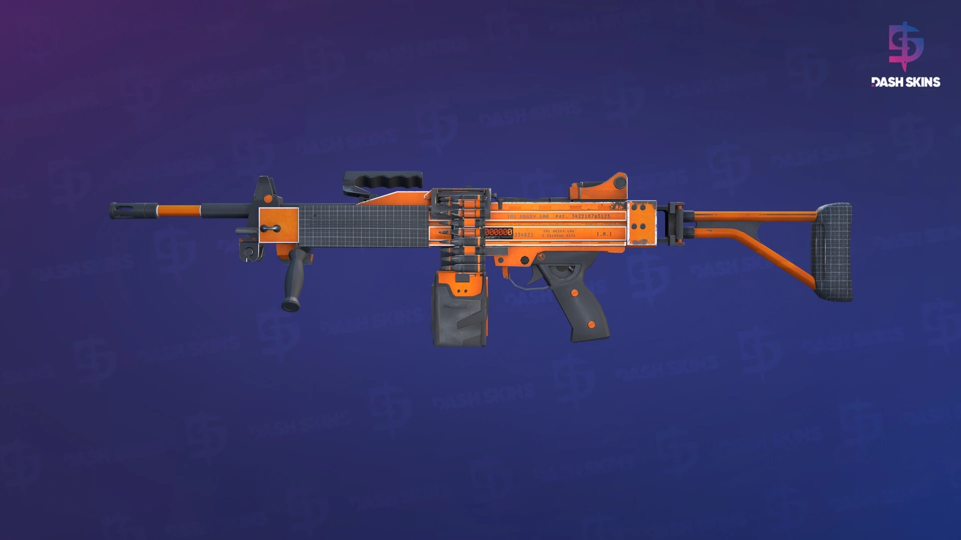 StatTrak™ Negev | dev_texture (Factory New) Screenshot Playside