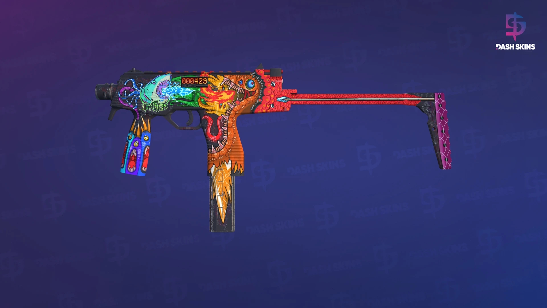 StatTrak™ MP9 | Food Chain (Field-Tested) Screenshot Playside
