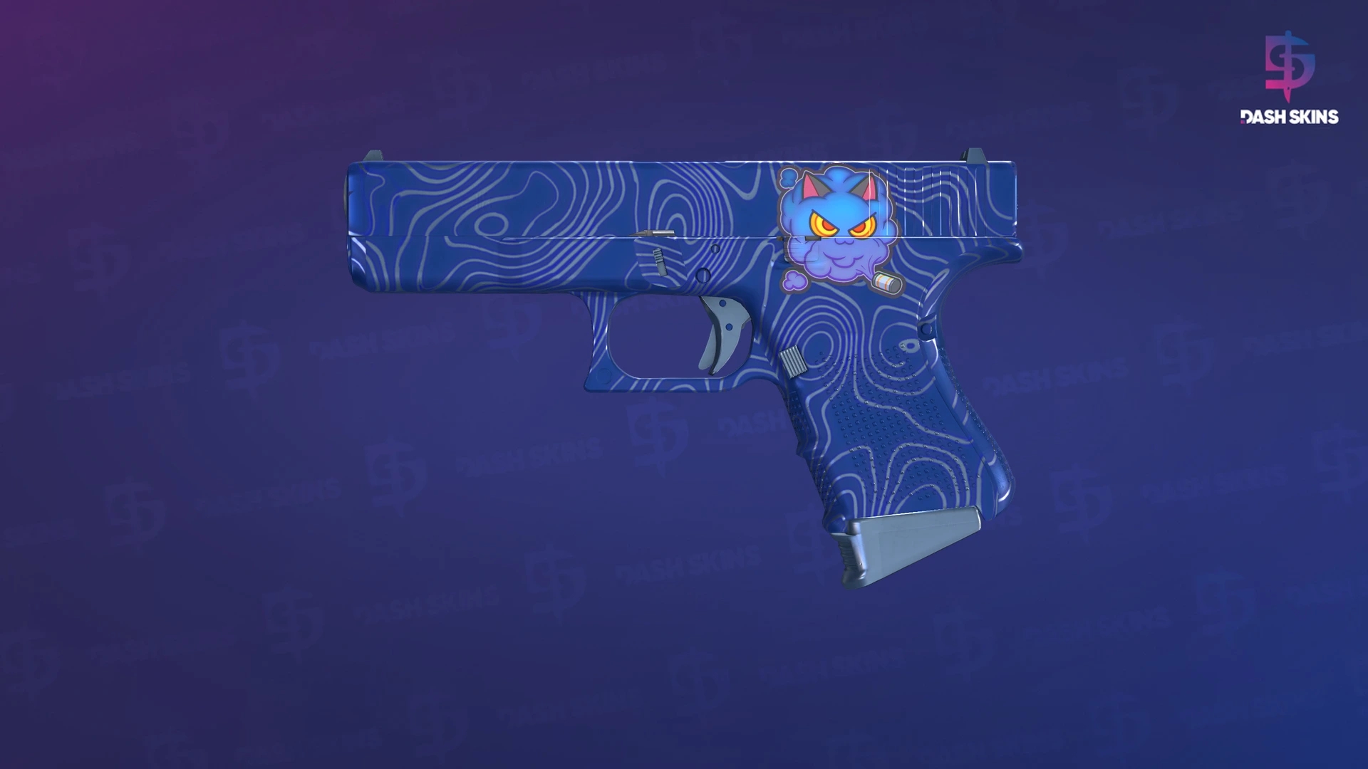 Glock-18 | Ocean Topo (Factory New) Screenshot Playside