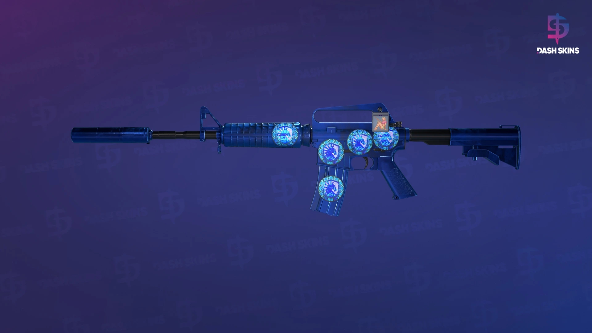 M4A1-S | Blue Phosphor (Factory New) Screenshot Playside
