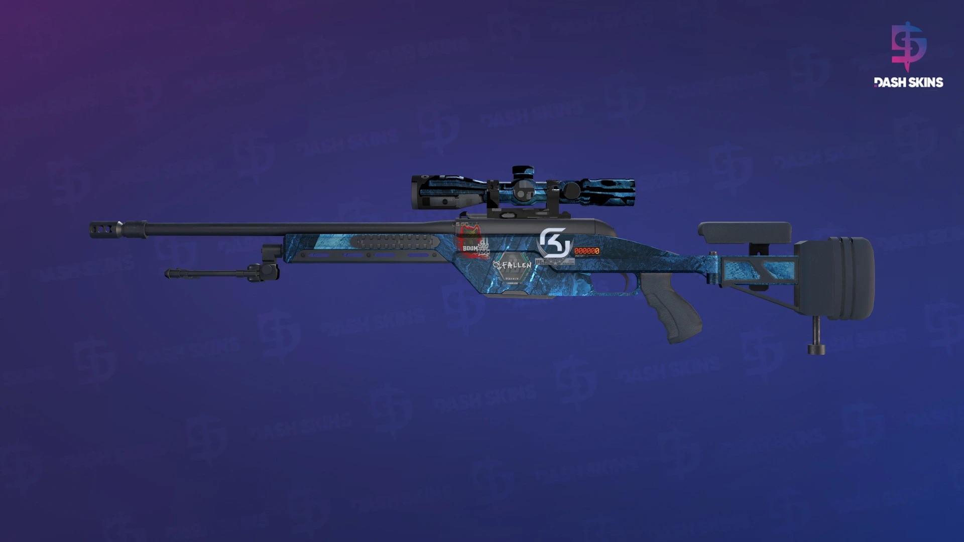 StatTrak™ SSG 08 | Abyss (Minimal Wear) Screenshot Playside