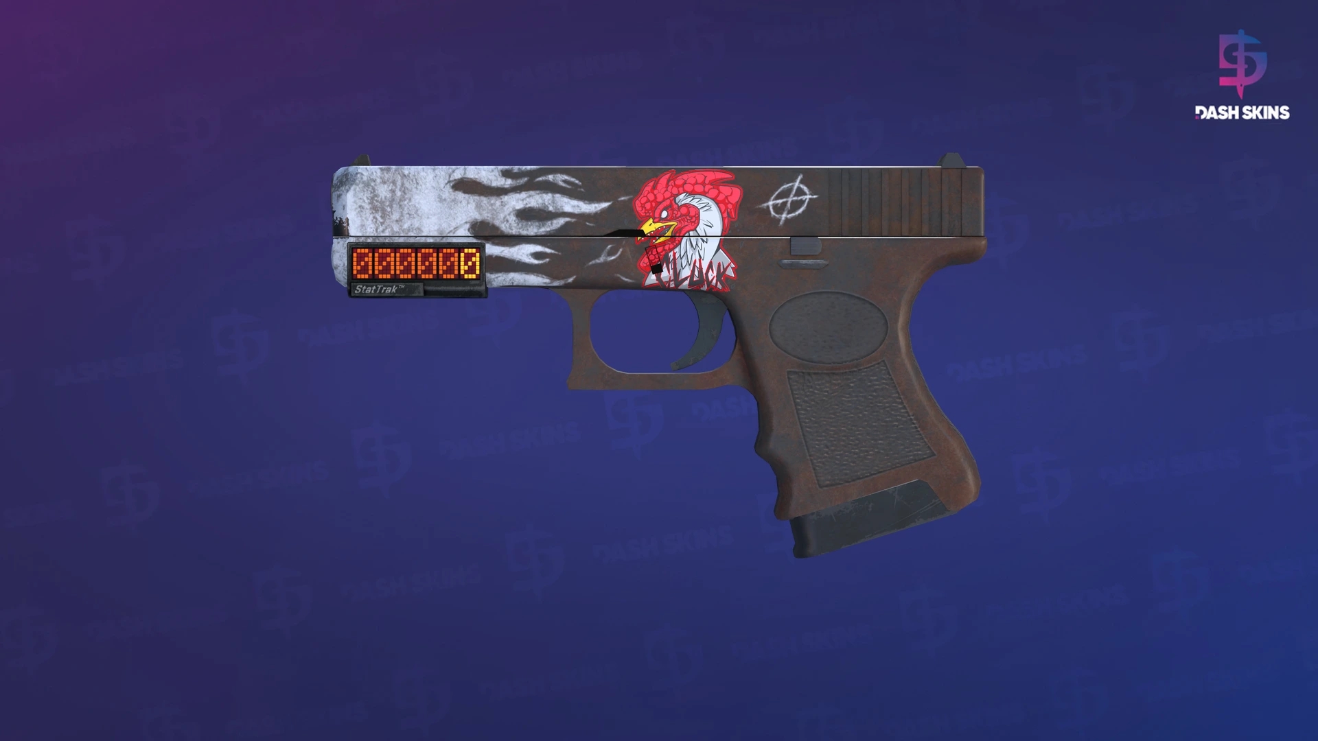StatTrak™ Glock-18 | Oxide Blaze (Minimal Wear) Screenshot Playside