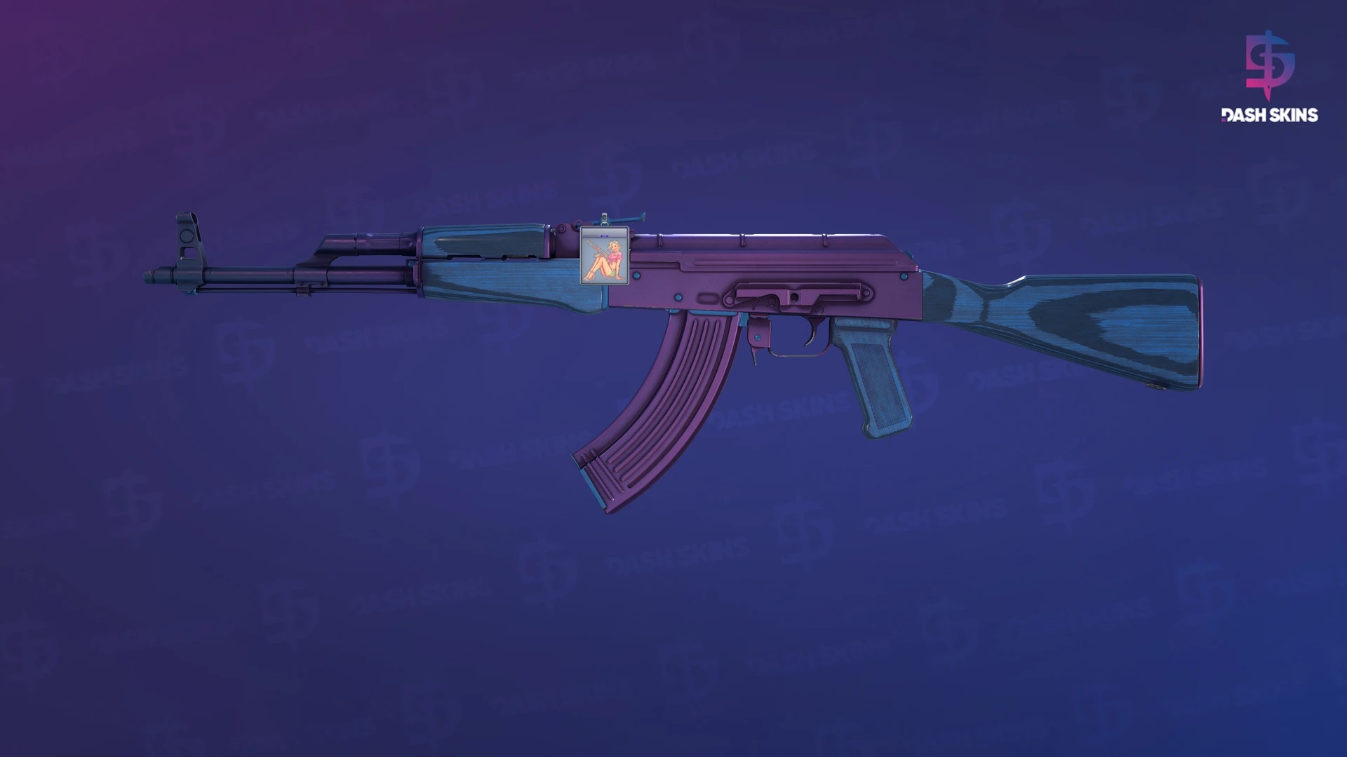 AK-47 | Midnight Laminate (Factory New) Screenshot Playside