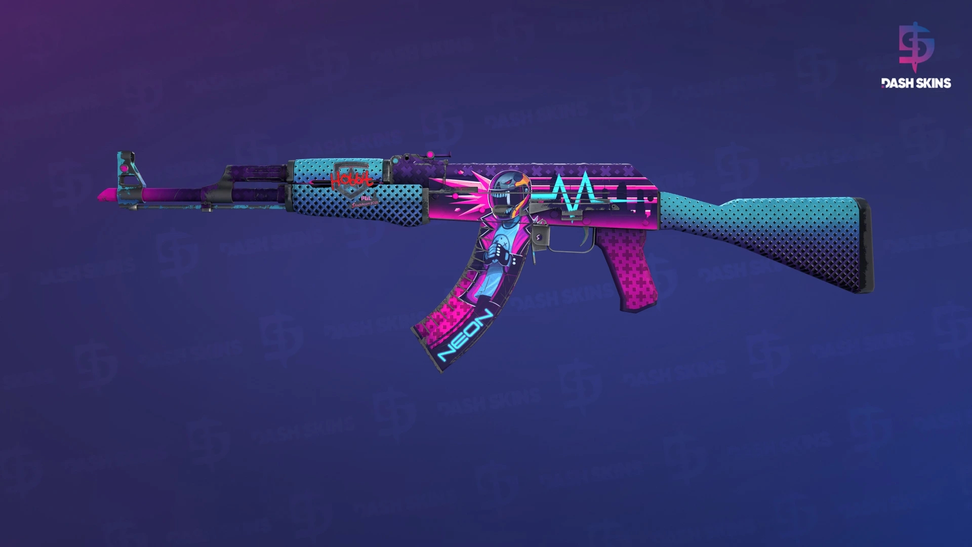 AK-47 | Neon Rider (Field-Tested) Screenshot Playside