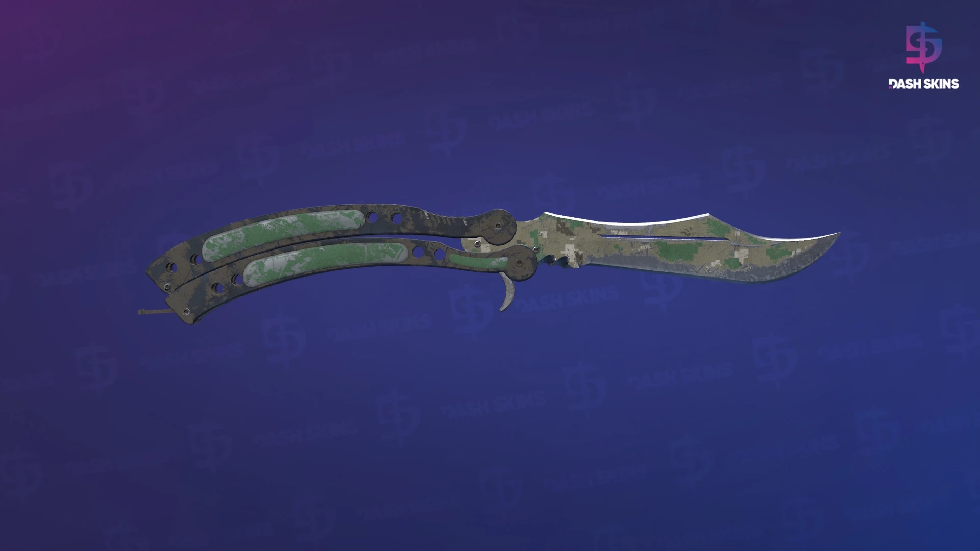 ★ Butterfly Knife | Forest DDPAT (Battle-Scarred) Screenshot Playside