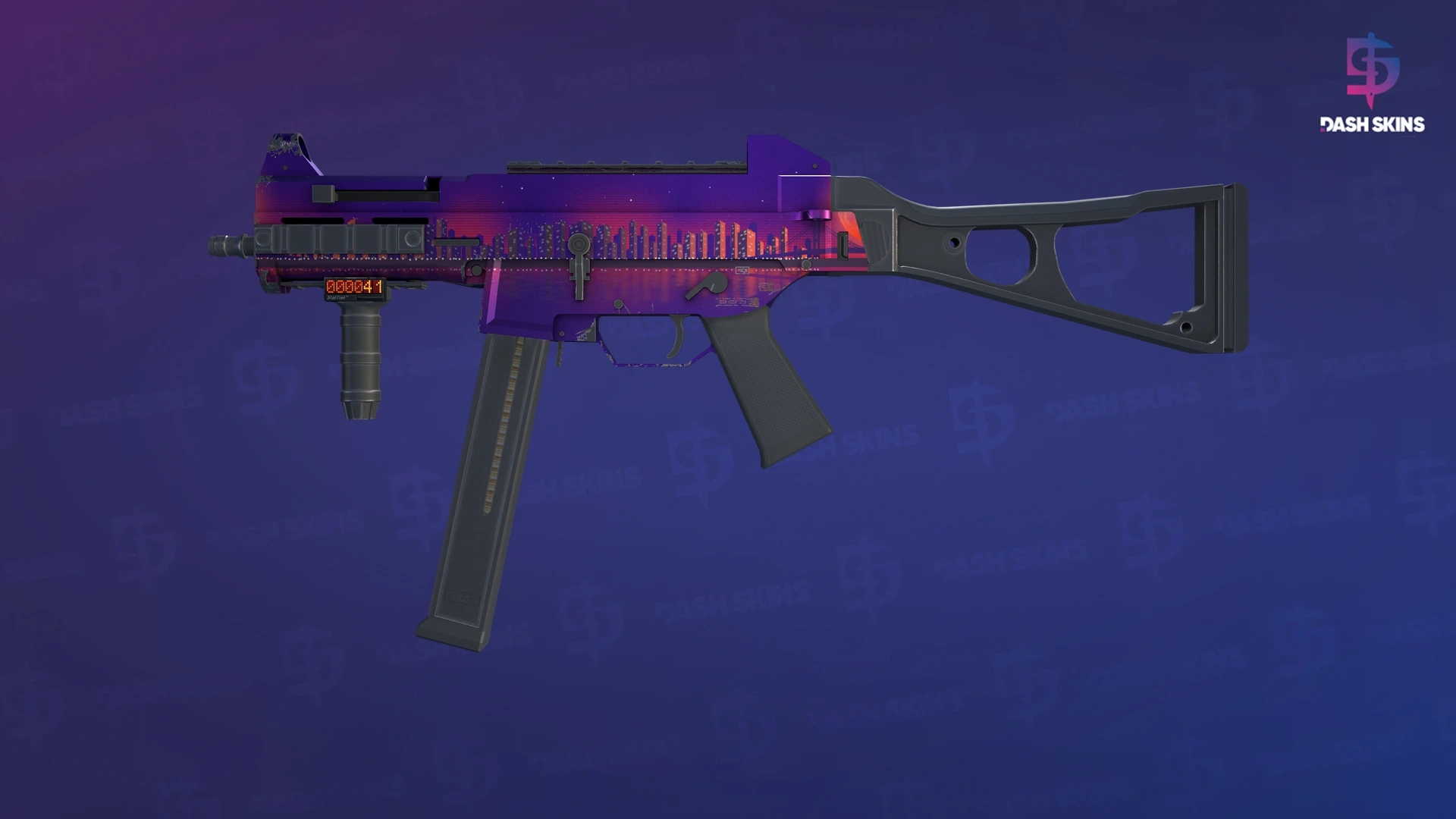 StatTrak™ UMP-45 | Moonrise (Minimal Wear) Screenshot Playside