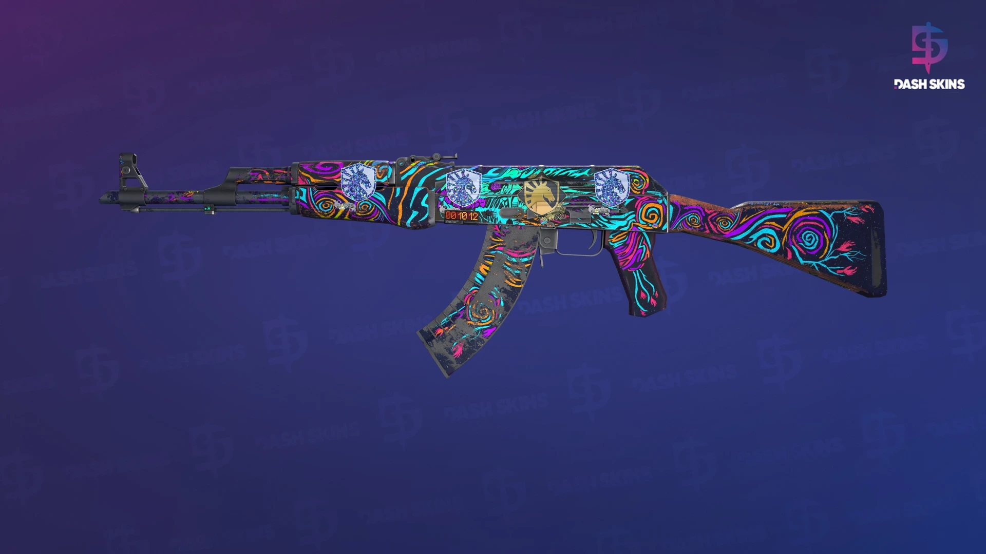 StatTrak™ AK-47 | Nightwish (Battle-Scarred) Screenshot Playside