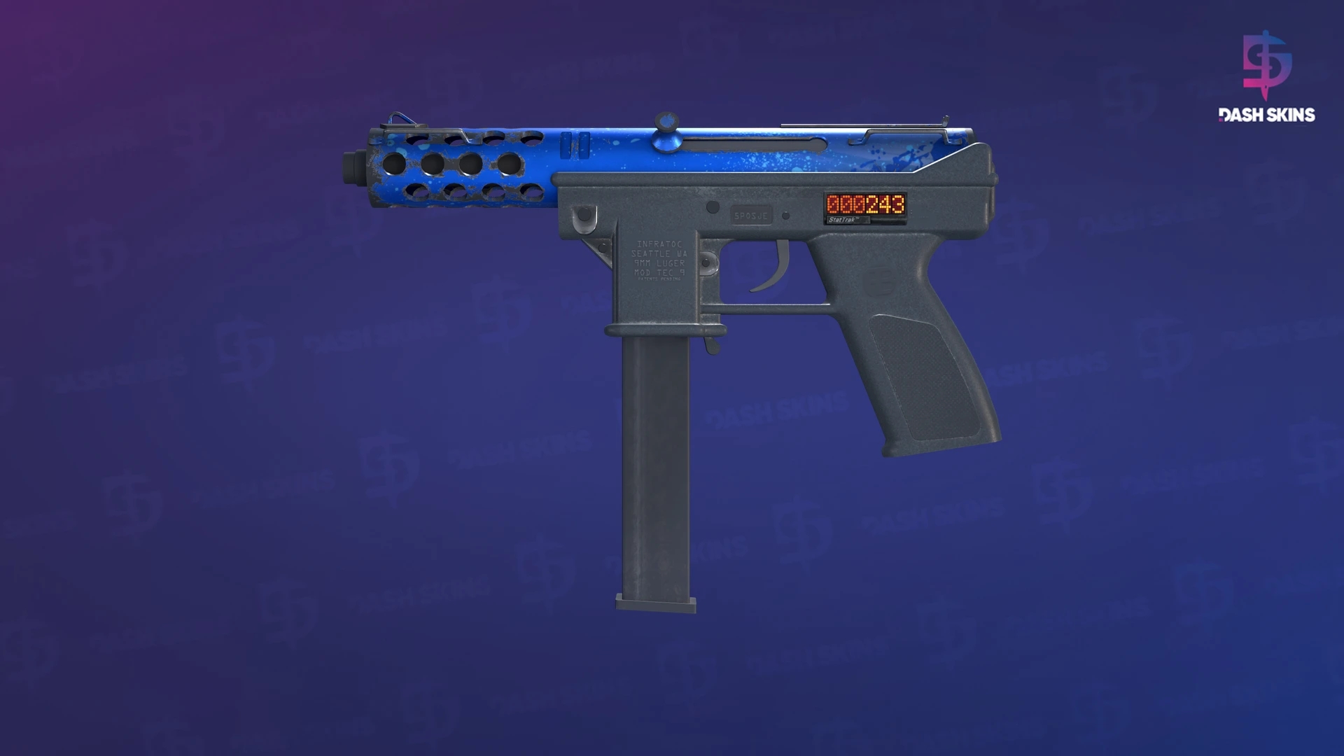 StatTrak™ Tec-9 | Ice Cap (Field-Tested) Screenshot Playside