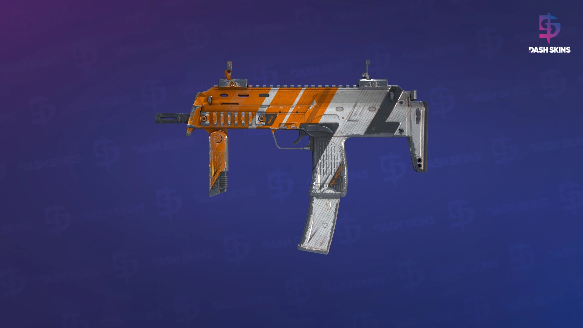 MP7 | Amberline (Well-Worn) Screenshot Playside