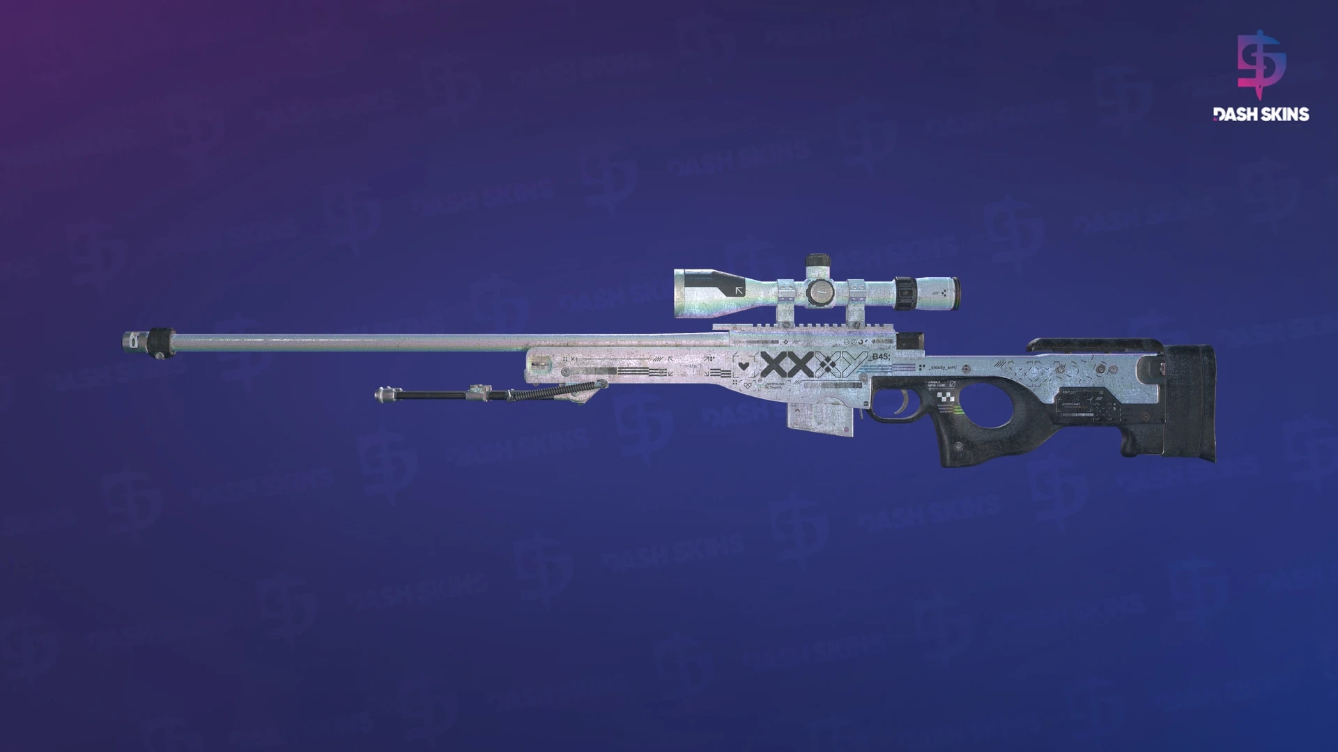 AWP | Printstream (Battle-Scarred) Screenshot Playside