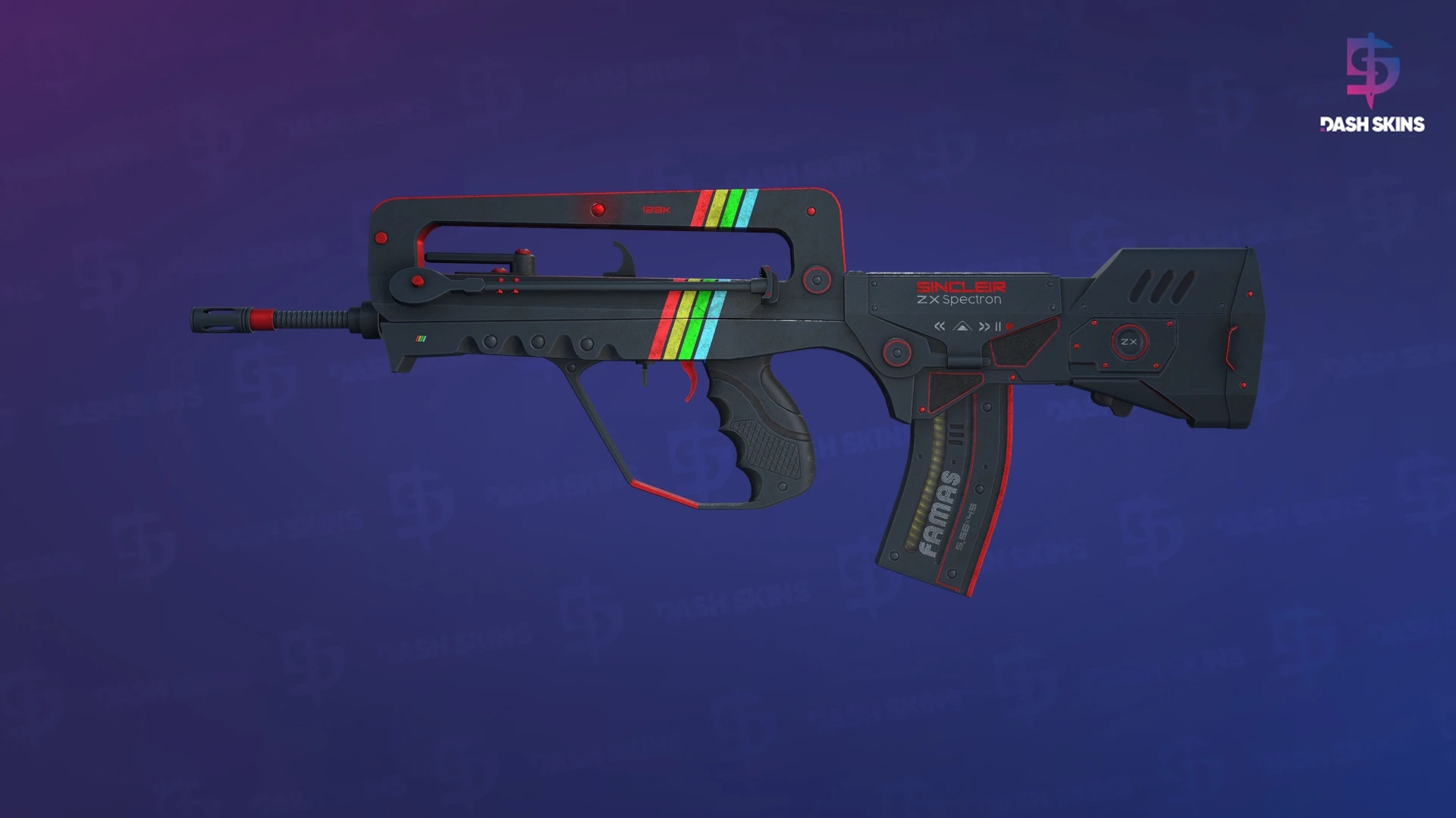 FAMAS | ZX Spectron (Battle-Scarred) Screenshot Playside