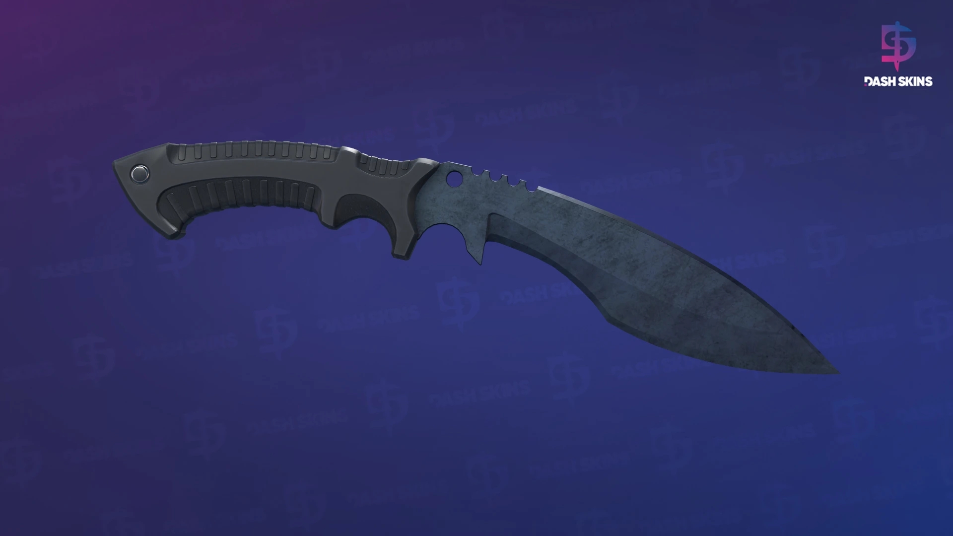 ★ Kukri Knife | Blue Steel (Well-Worn) Screenshot Playside