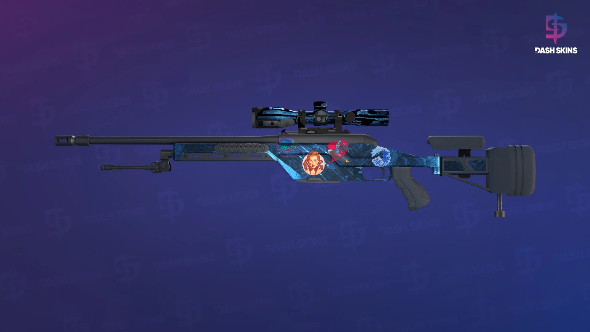 SSG 08 | Abyss (Factory New) Screenshot Playside
