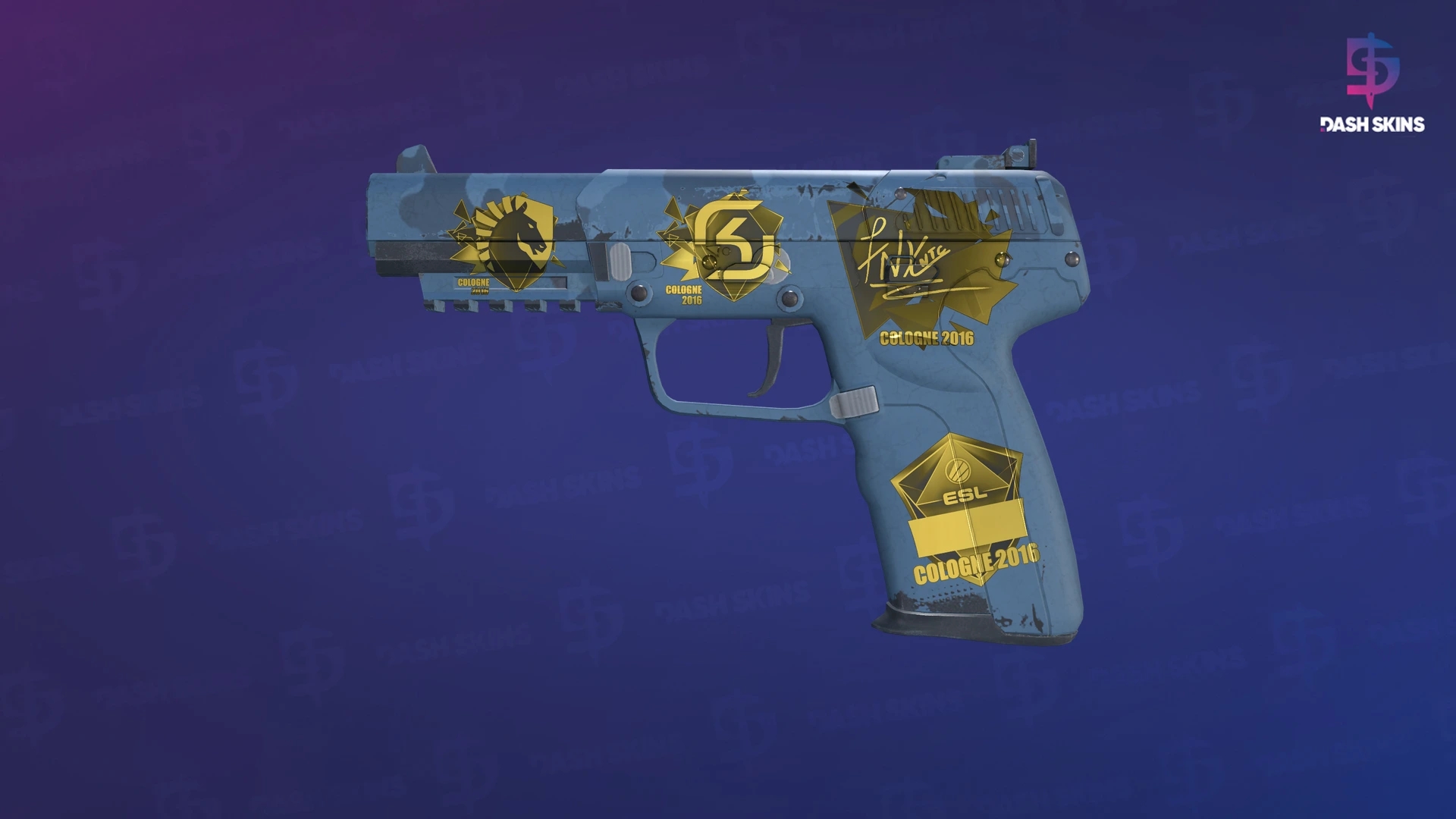 Souvenir Five-SeveN | Forest Night (Field-Tested) Screenshot Playside