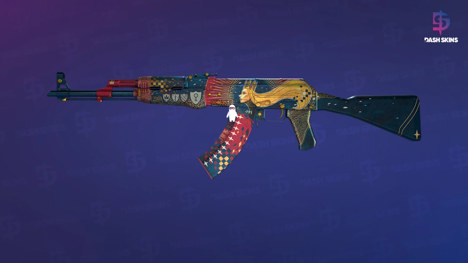 StatTrak™ AK-47 | The Empress (Field-Tested) Screenshot Playside