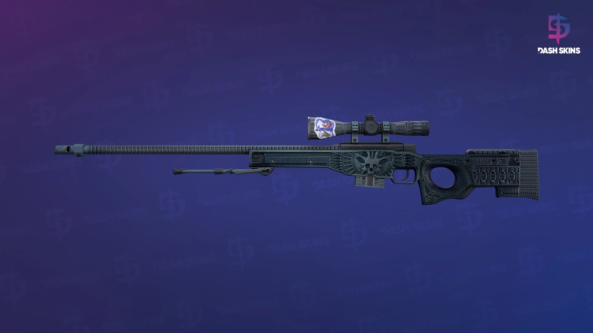 AWP | Exoskeleton (Well-Worn) Screenshot Playside
