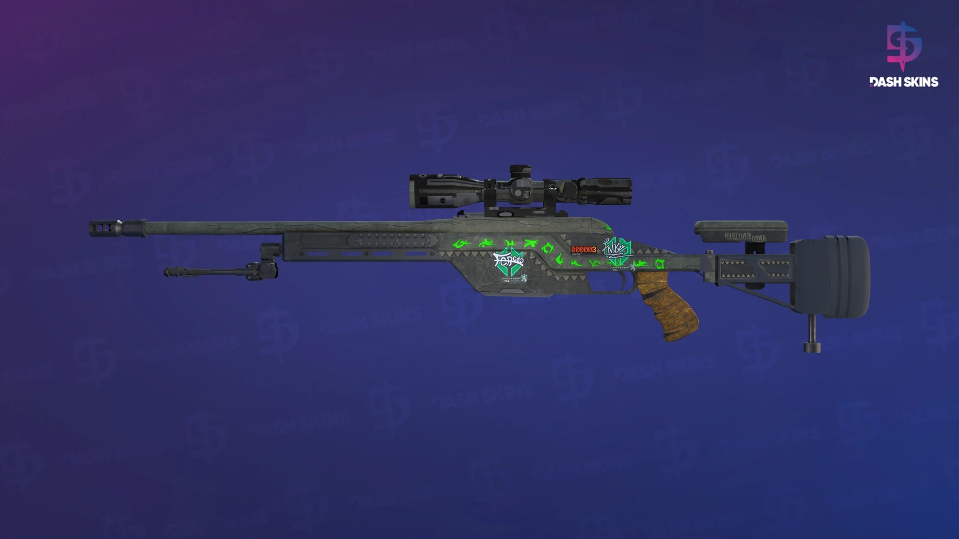 StatTrak™ SSG 08 | Necropos (Minimal Wear) Screenshot Playside
