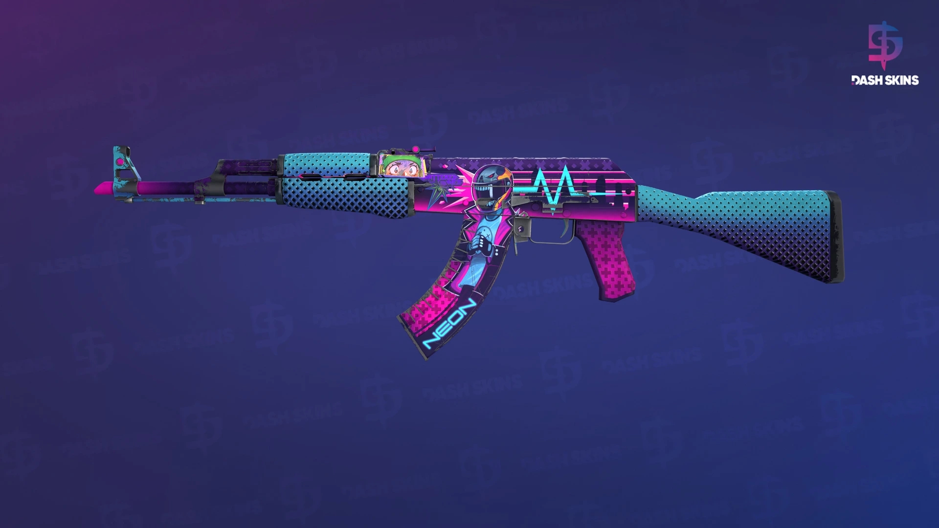 AK-47 | Neon Rider (Field-Tested) Screenshot Playside