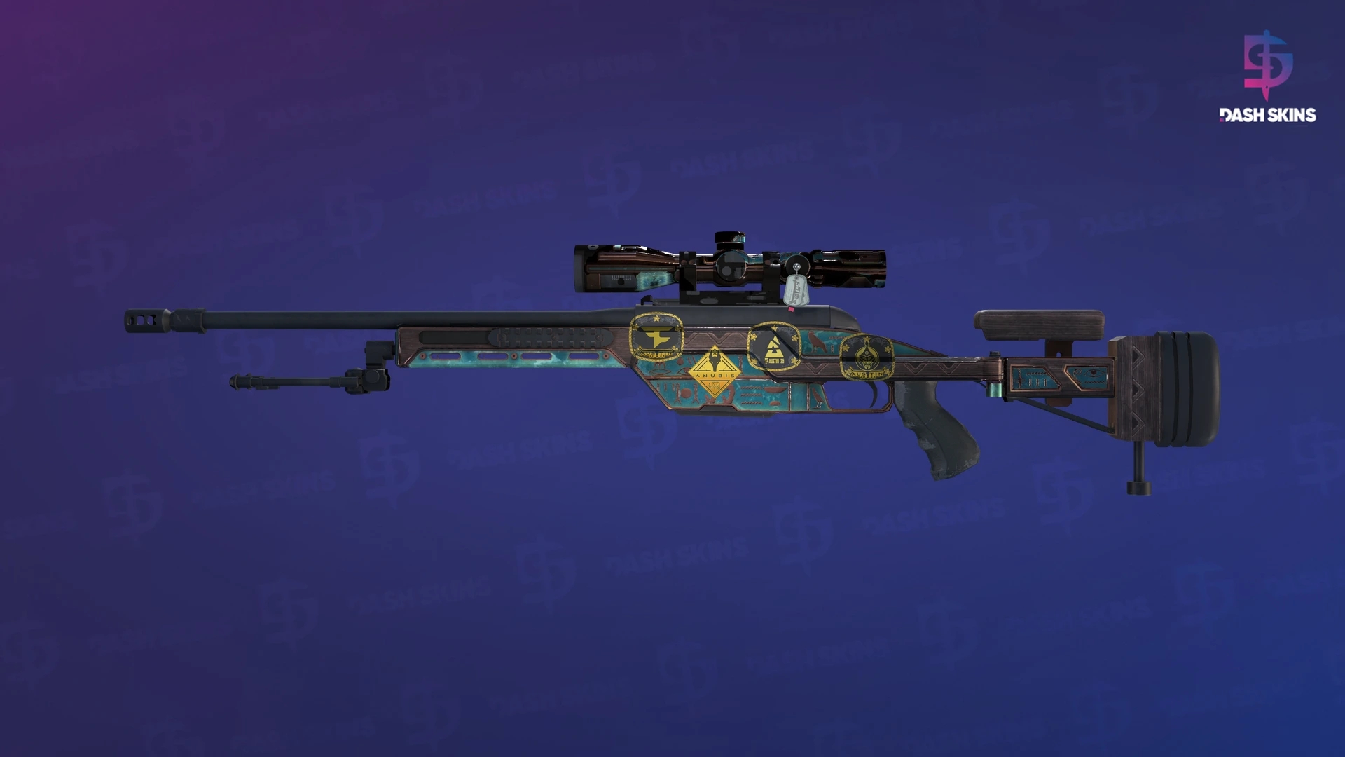 Souvenir SSG 08 | Azure Glyph (Field-Tested) Screenshot Playside