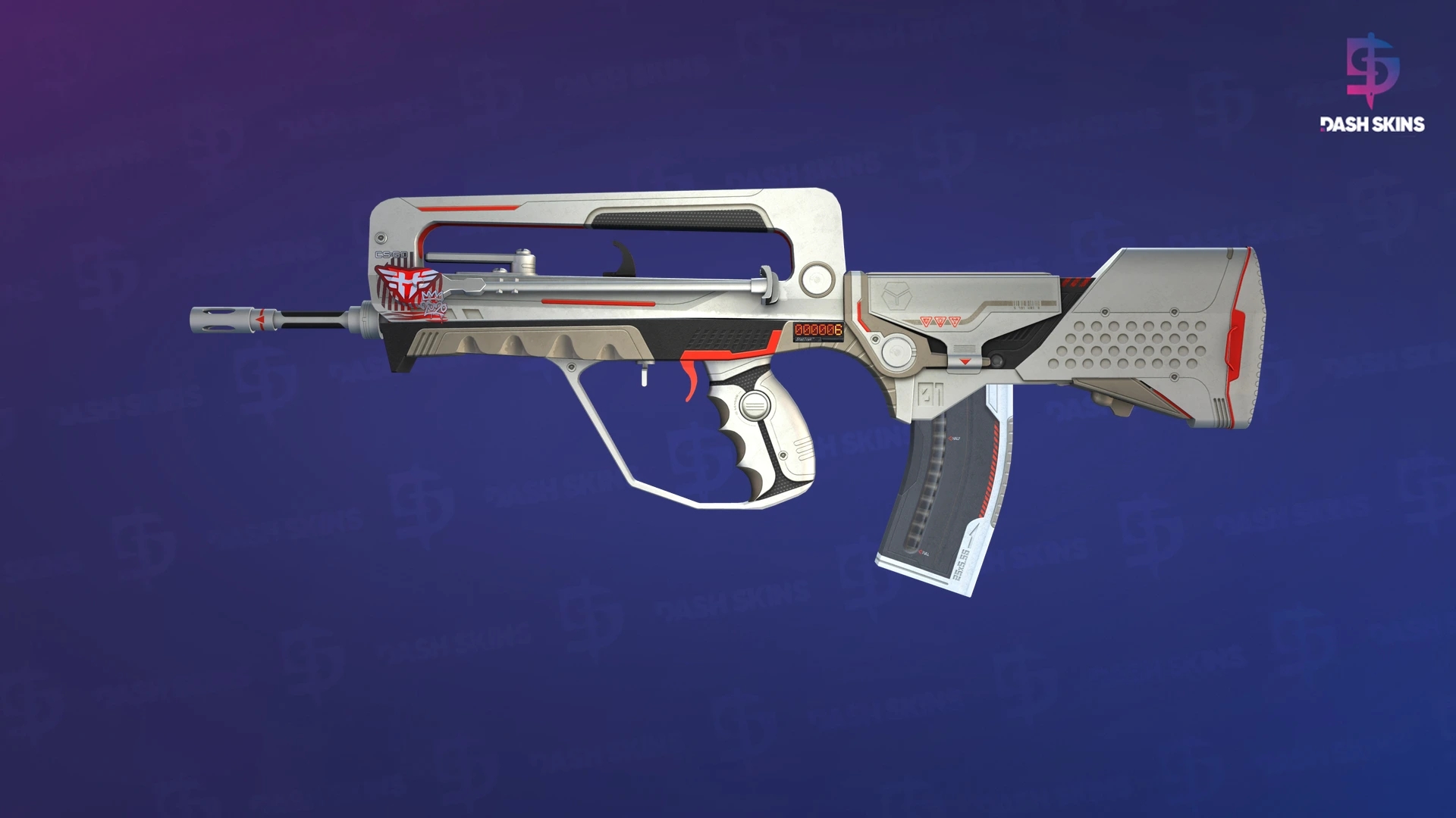 StatTrak™ FAMAS | Mecha Industries (Minimal Wear) Screenshot Playside