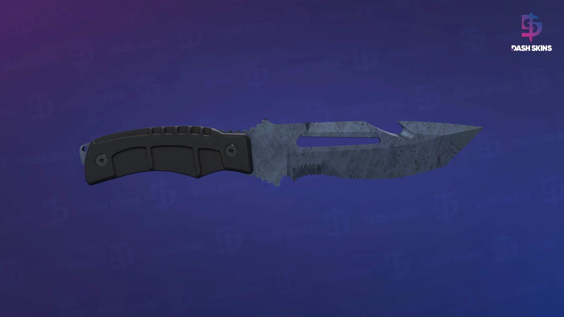 ★ Survival Knife | Blue Steel (Minimal Wear) Screenshot Playside