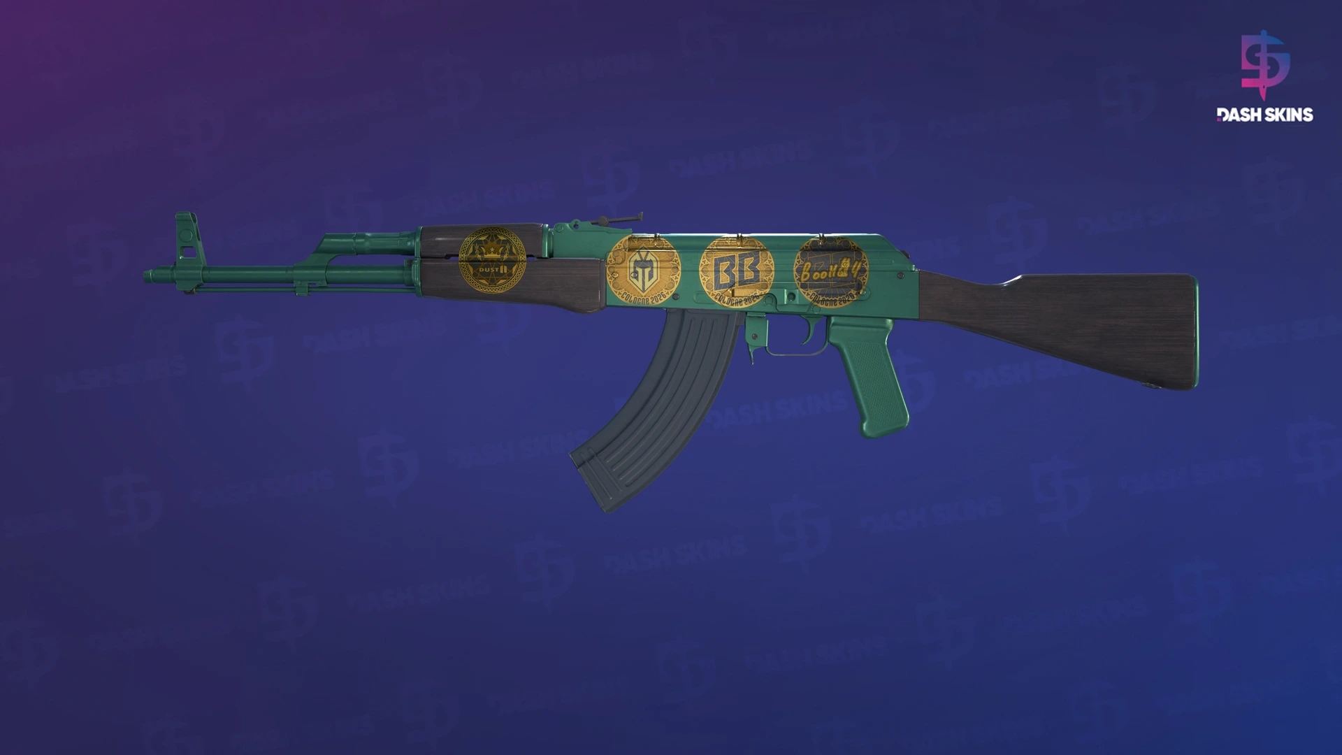 Souvenir AK-47 | Wintergreen (Factory New) Screenshot Playside