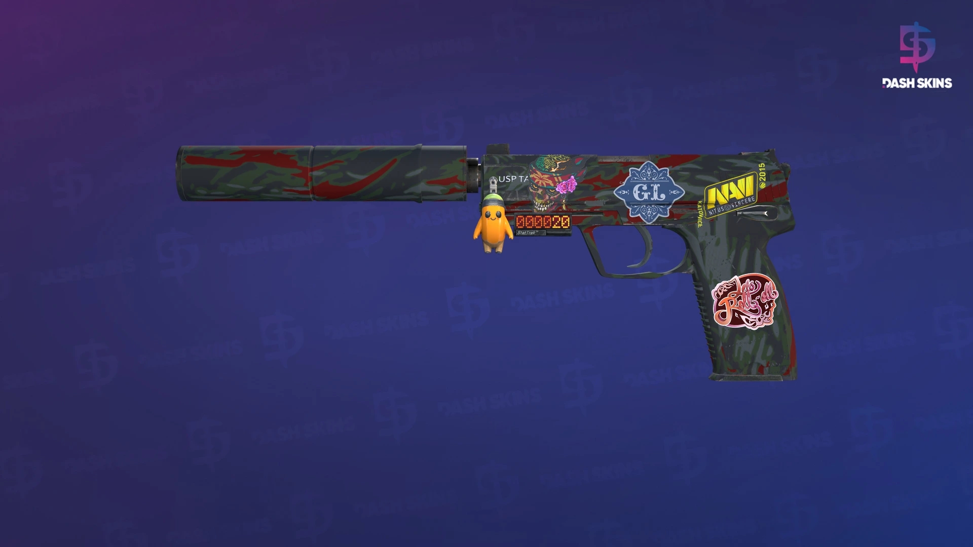 StatTrak™ USP-S | Blood Tiger (Minimal Wear) Screenshot Playside