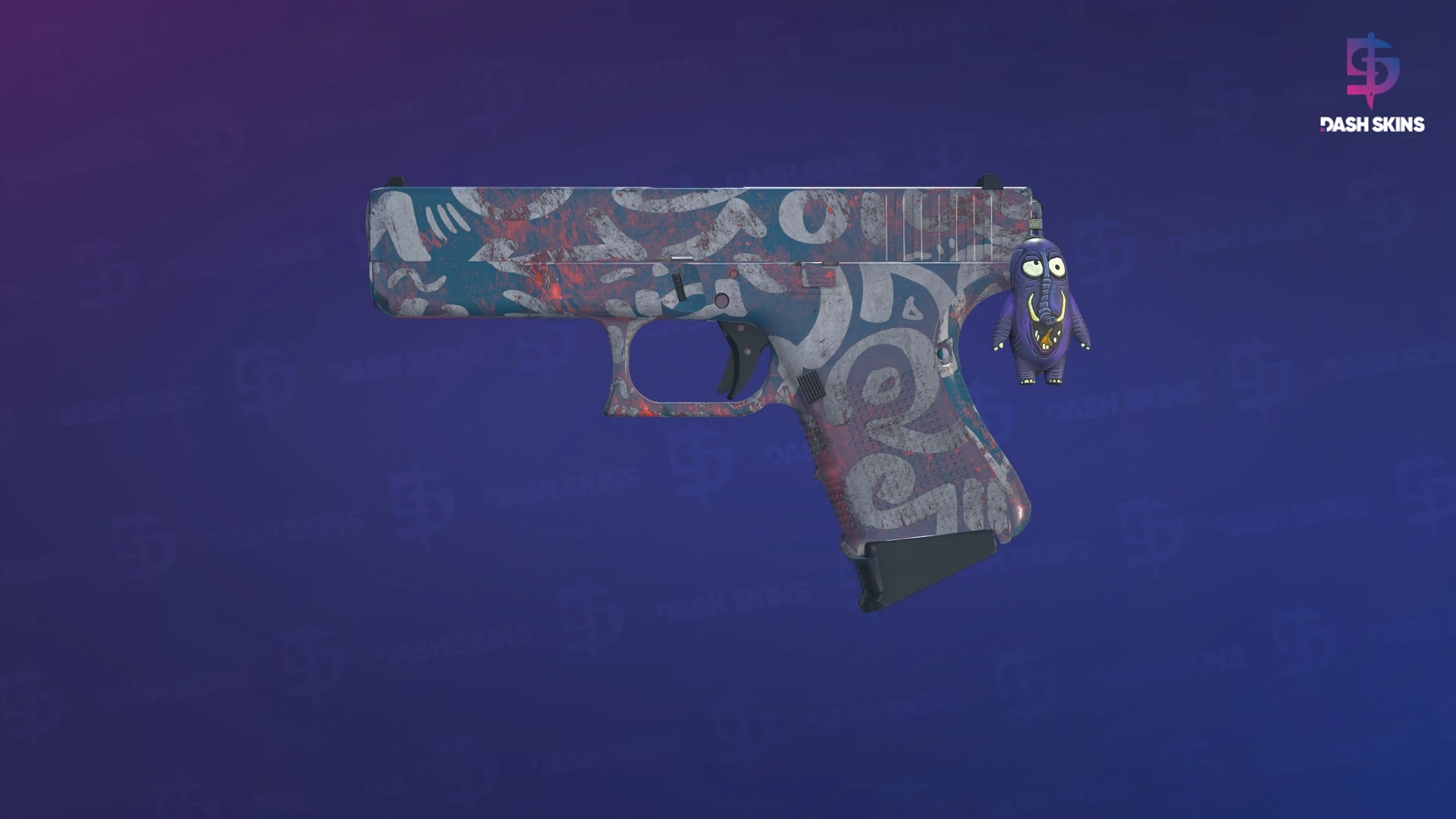 Souvenir Glock-18 | Teal Graf (Minimal Wear) Screenshot Playside