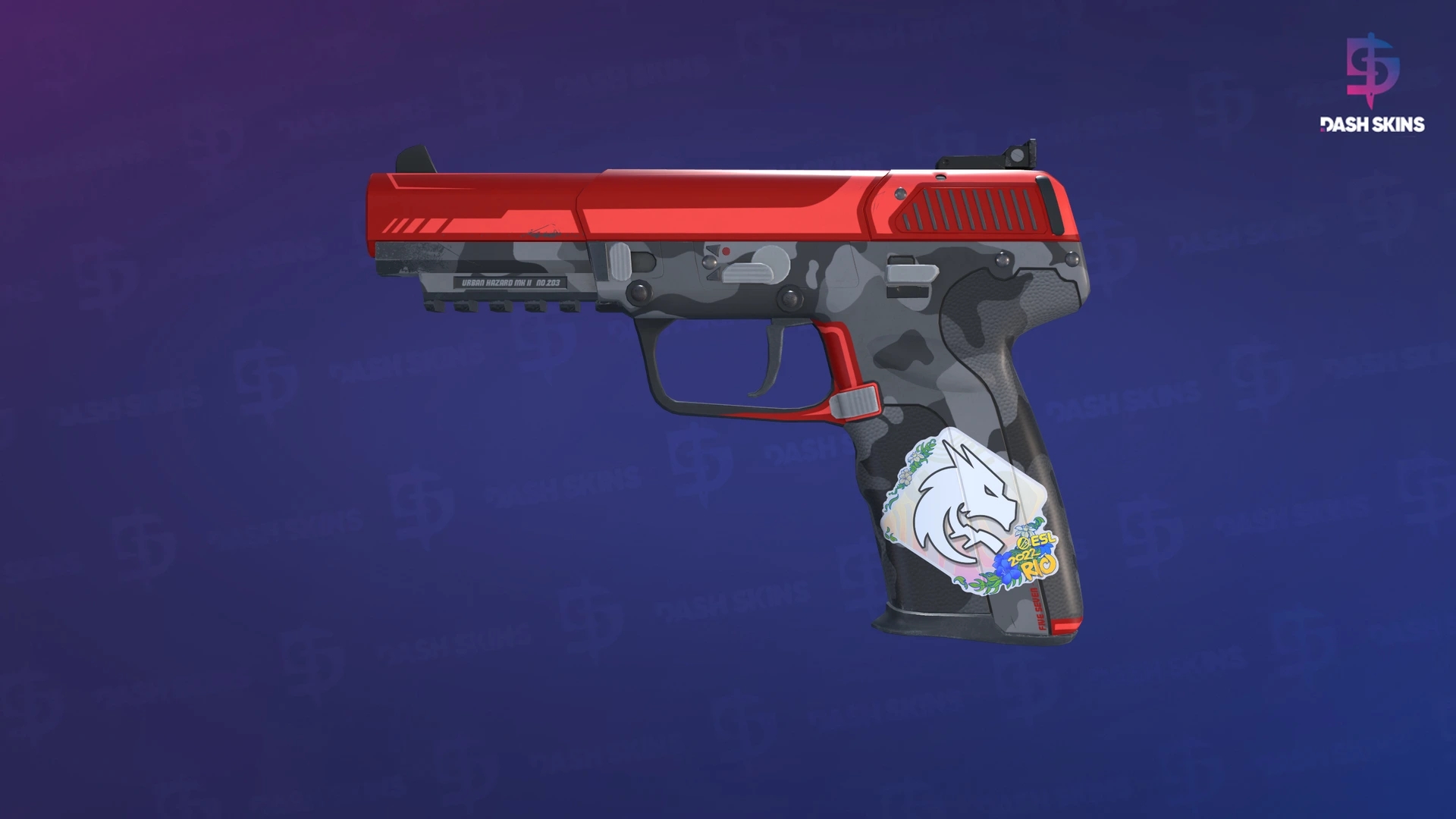 Five-SeveN | Urban Hazard (Minimal Wear) Screenshot Playside