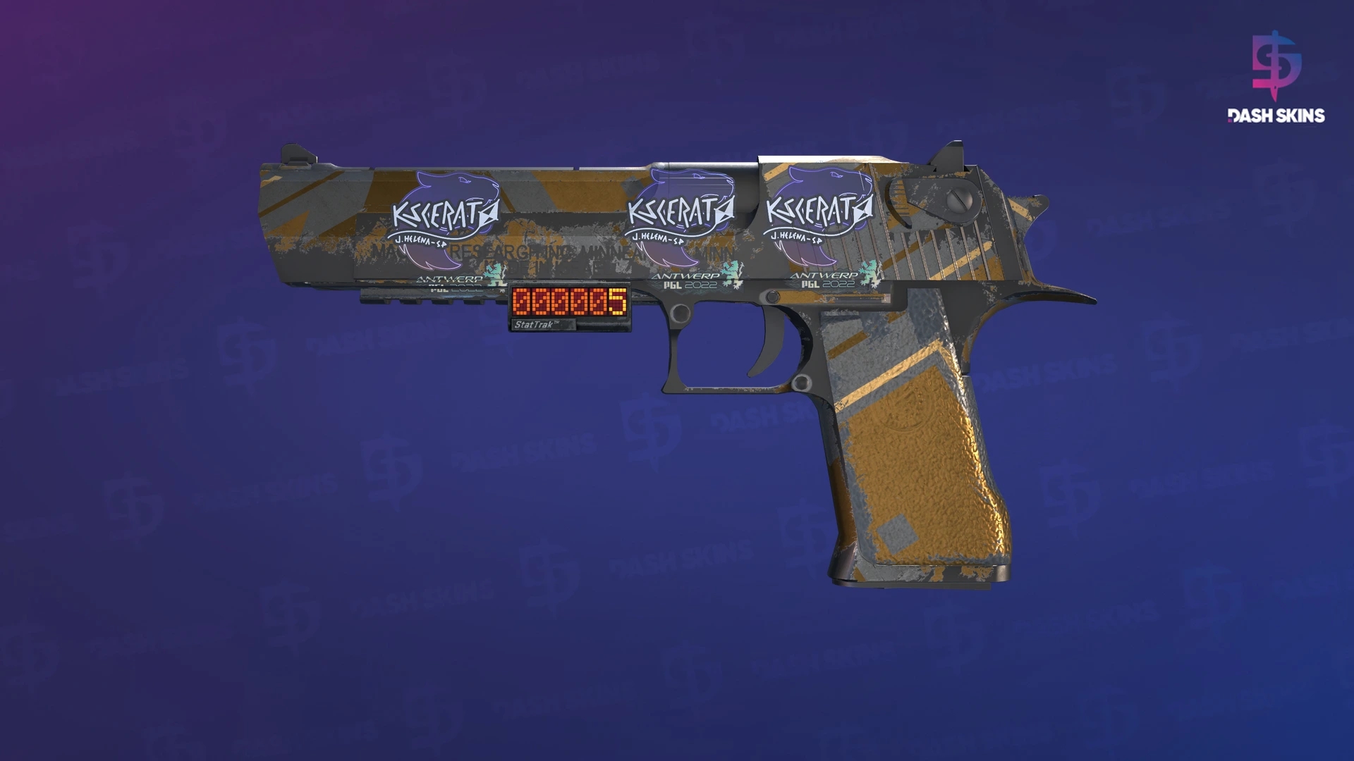 StatTrak™ Desert Eagle | Bronze Deco (Well-Worn) Screenshot Playside