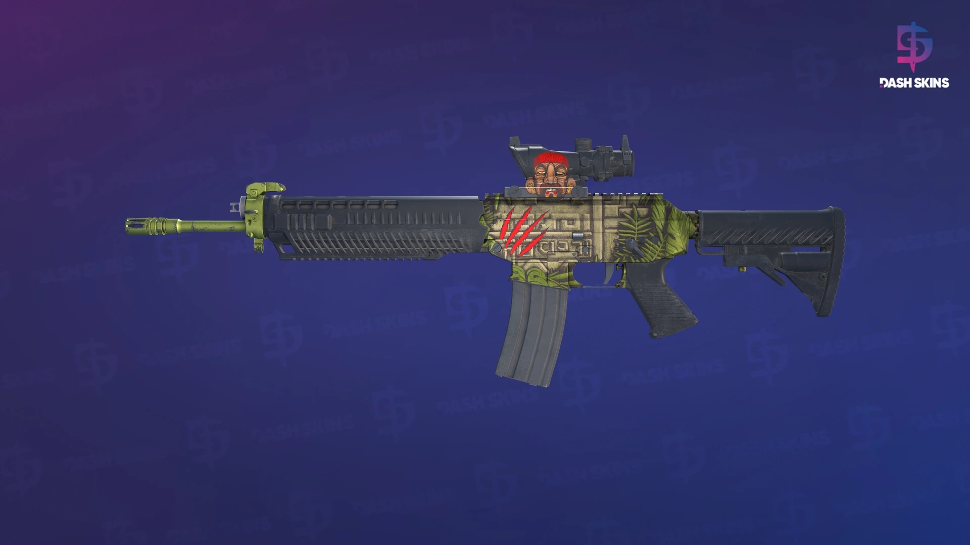 SG 553 | Lush Ruins (Field-Tested) Screenshot Playside