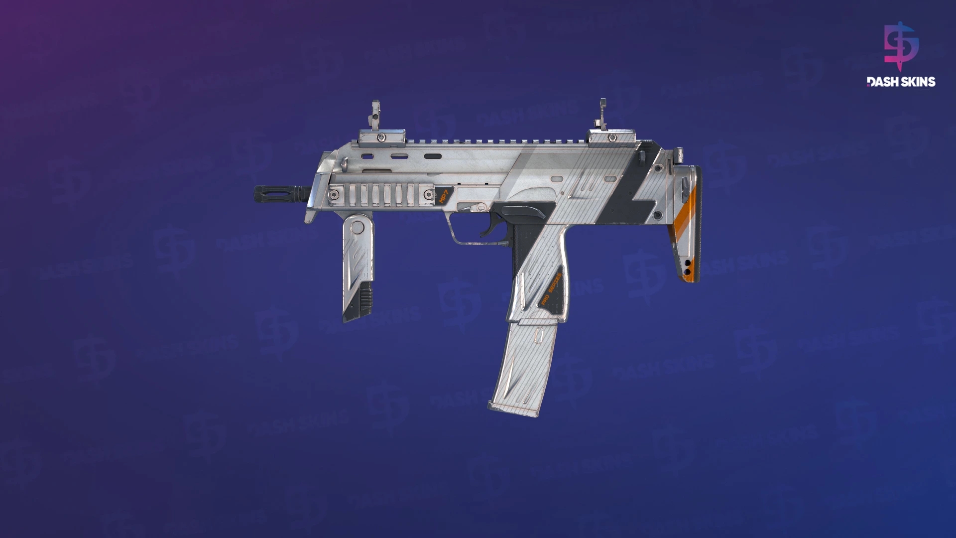 MP7 | Amberline (Minimal Wear) Screenshot Playside