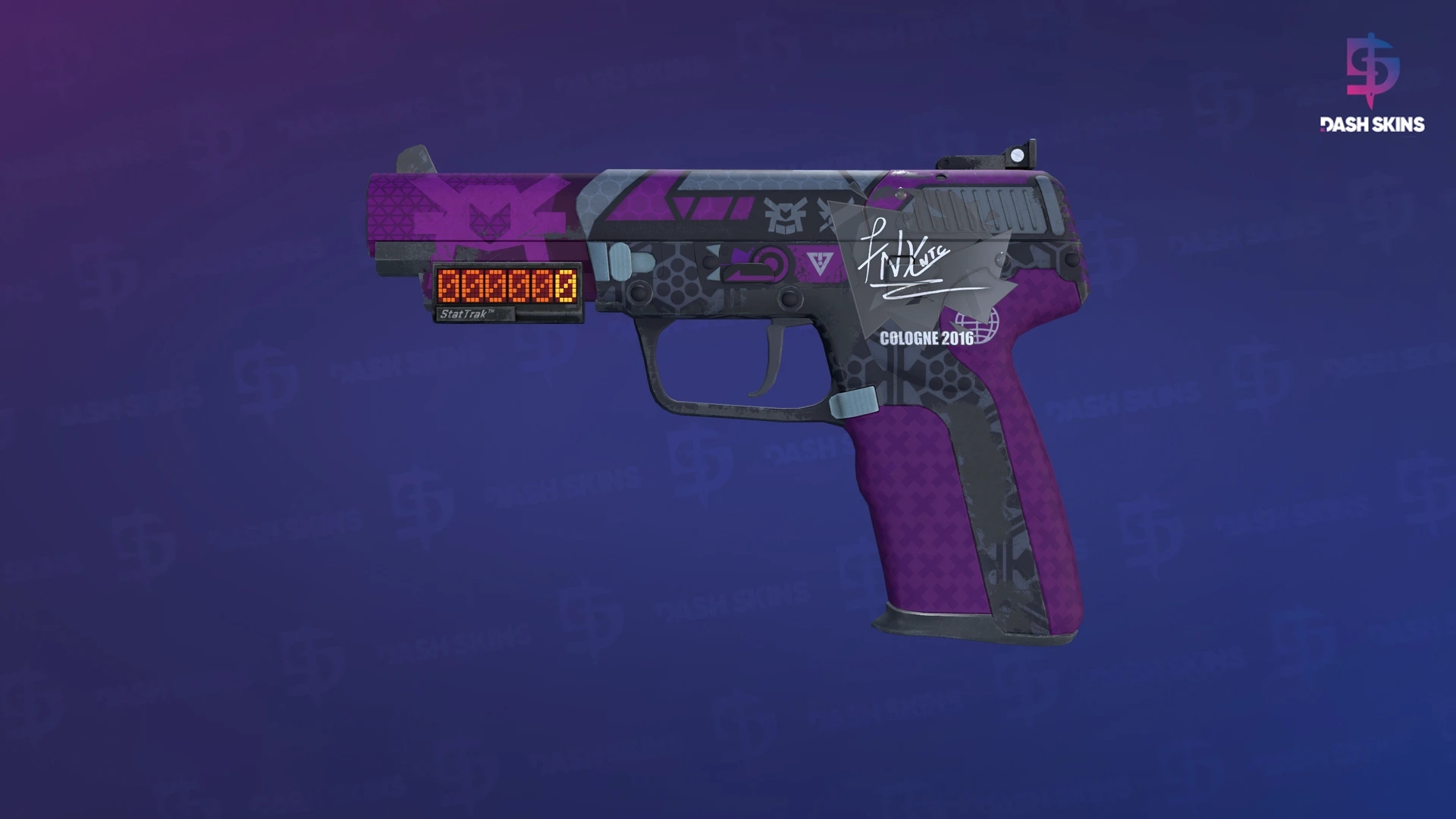 StatTrak™ Five-SeveN | Violent Daimyo (Field-Tested) Screenshot Playside