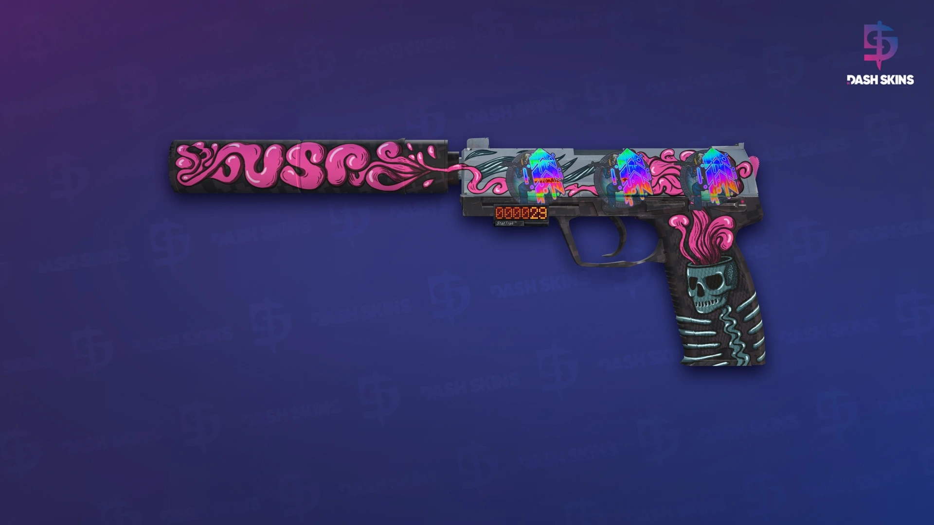 StatTrak™ USP-S | Cortex (Minimal Wear) Screenshot Playside