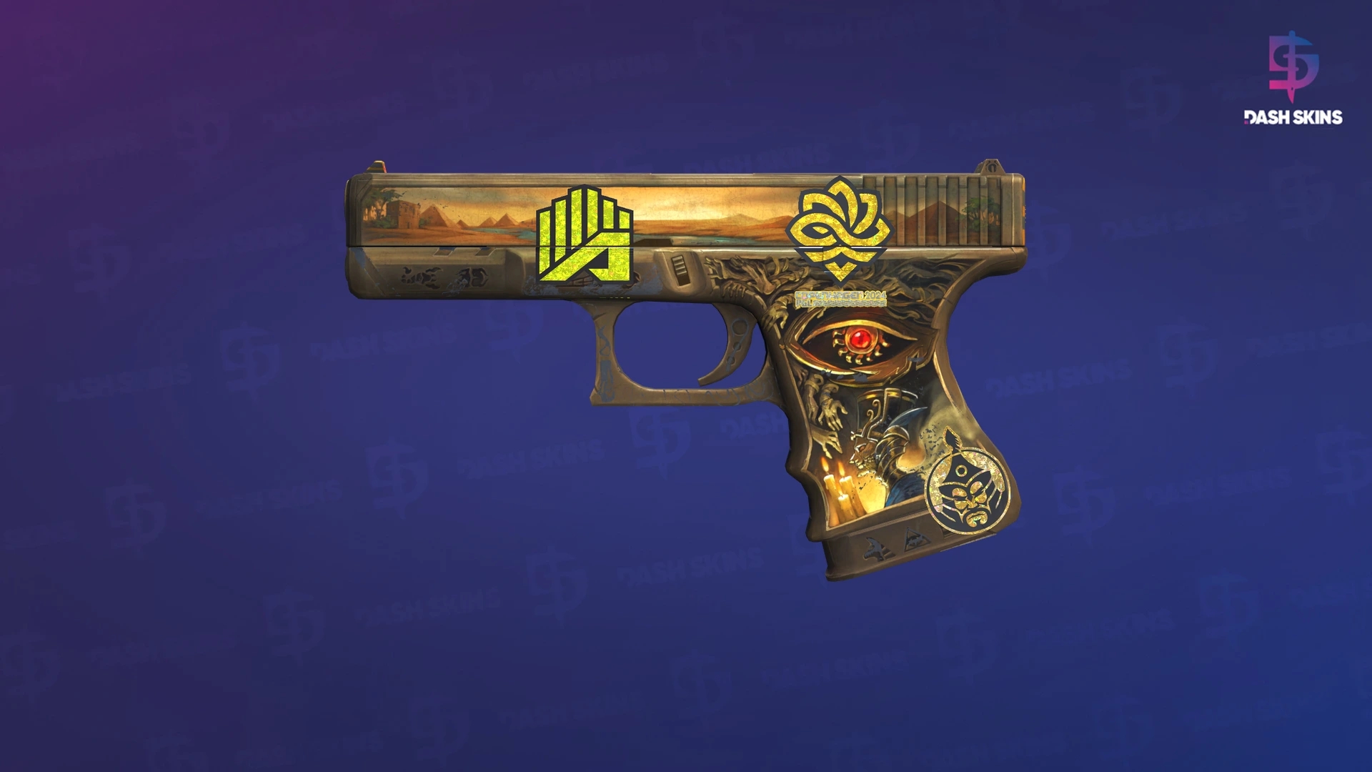Glock-18 | Ramese's Reach (Field-Tested) Screenshot Playside