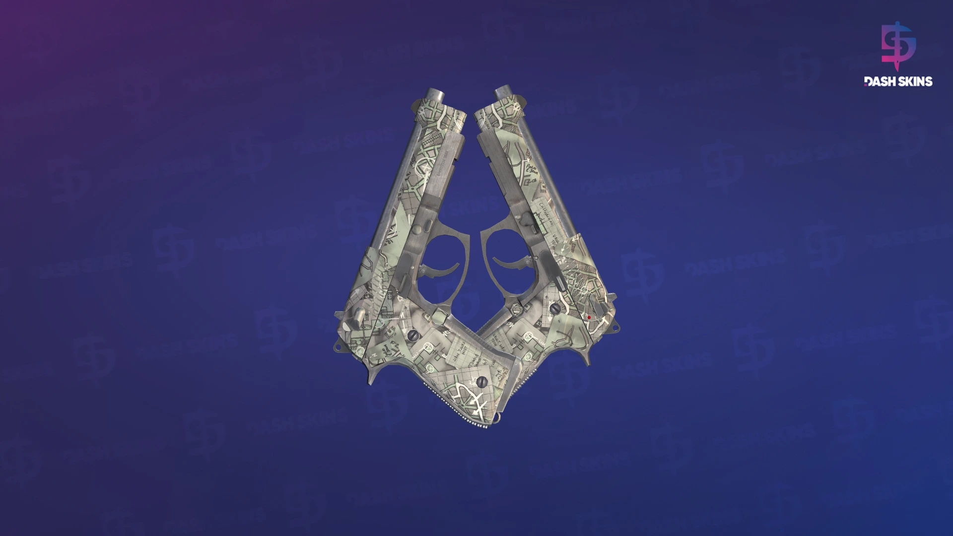Dual Berettas | Heist (Minimal Wear) Screenshot Playside