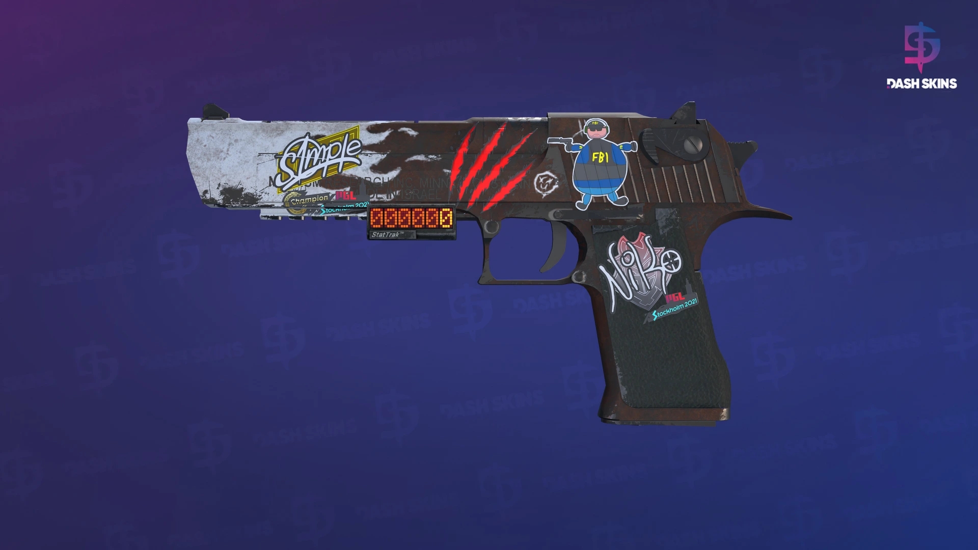 StatTrak™ Desert Eagle | Oxide Blaze (Field-Tested) Screenshot Playside