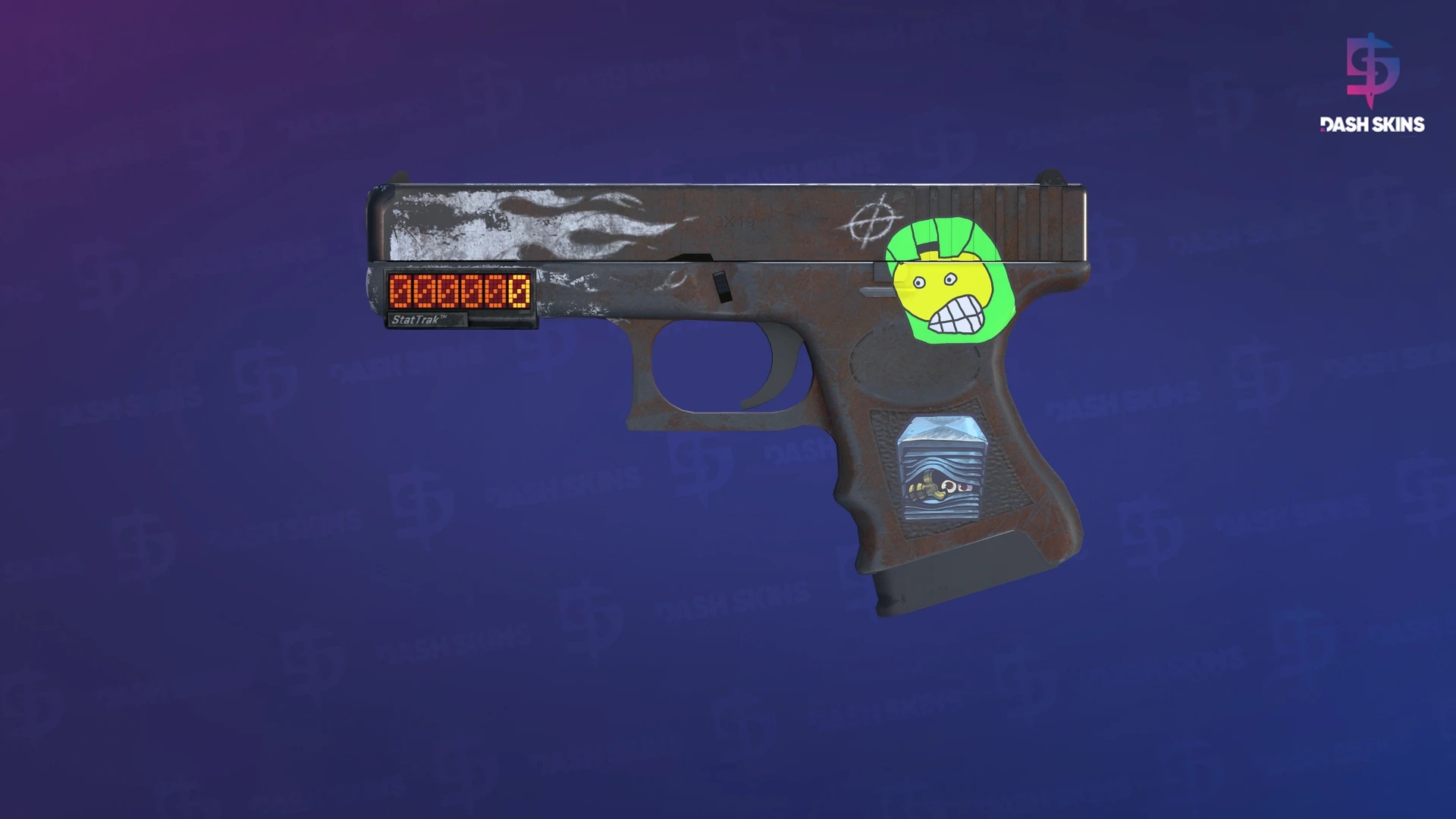 StatTrak™ Glock-18 | Oxide Blaze (Battle-Scarred) Screenshot Playside