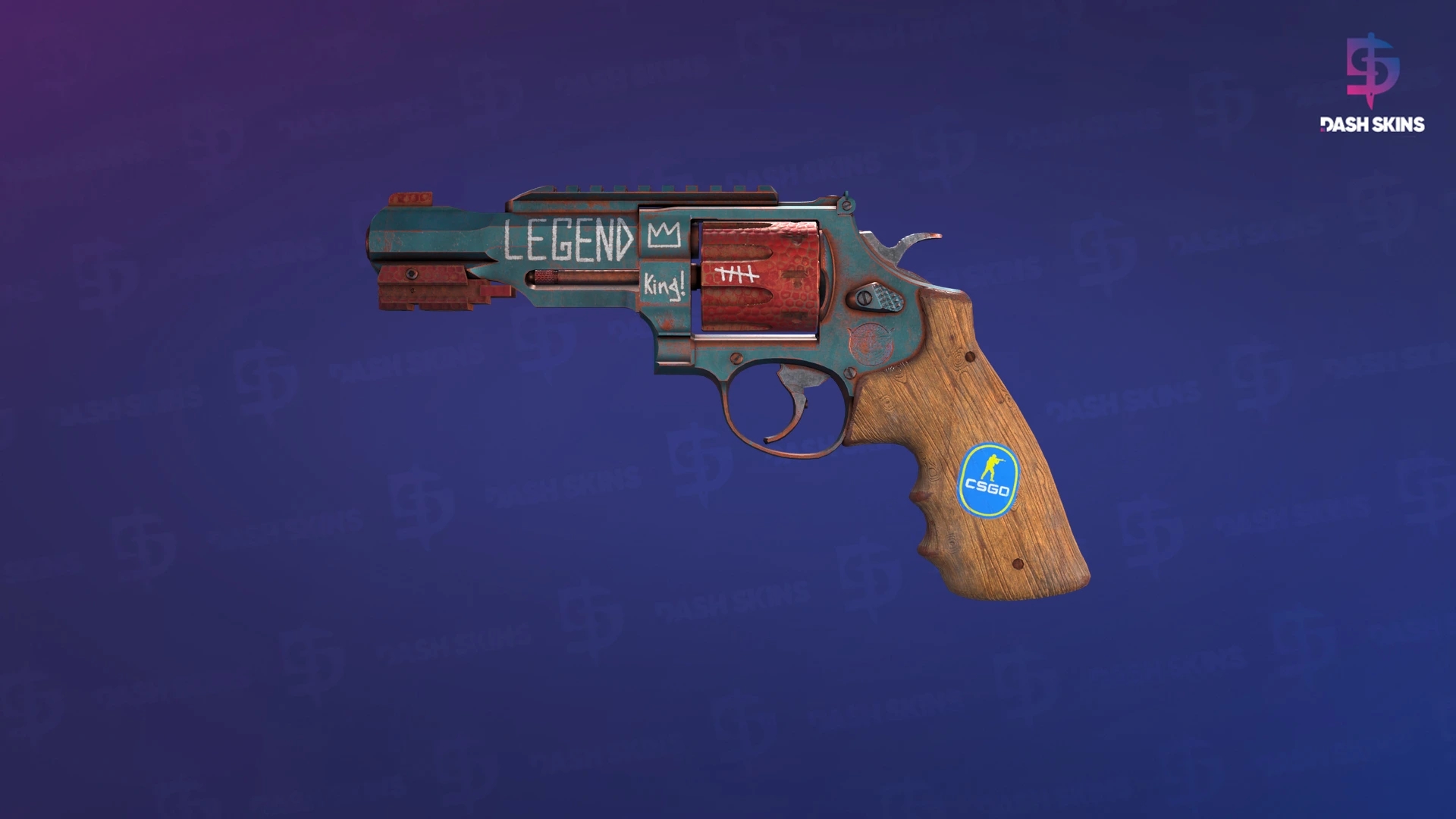 R8 Revolver | Junk Yard (Minimal Wear) Screenshot Playside